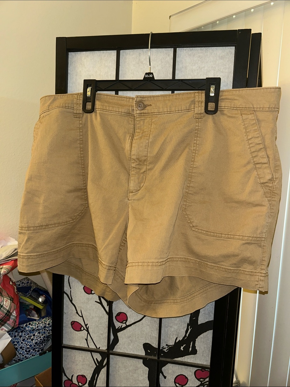 Old Navy Utility Shorts in light Khaki Brown sz 2X - Picture 11 of 11